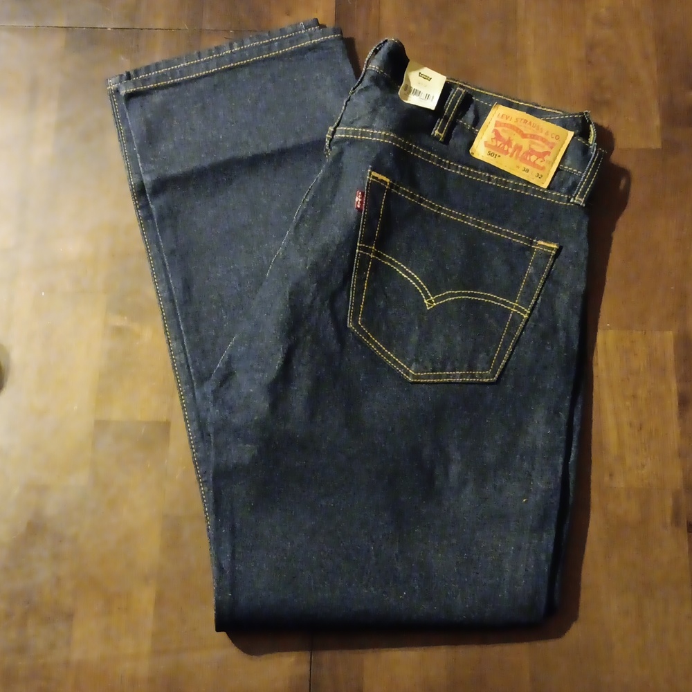 Men's Levis 501 Original Stretch jeans - 38Wx32L
